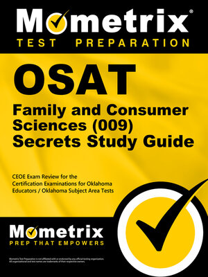 cover image of OSAT Family and Consumer Sciences (009) Secrets Study Guide